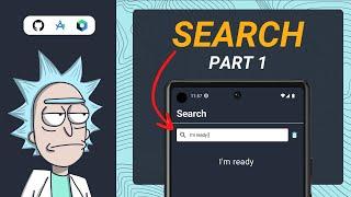 Custom Search Bar Jetpack Compose 2024