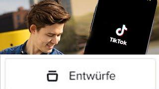 Was sind TikTok Entwürfe und was macht man damit?