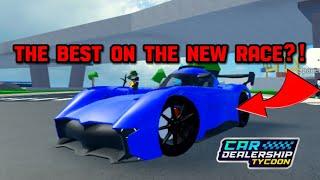 THIS IS THE BEST CAR ON THE NEW SEASON 12 RACE IN Car Dealership tycoon?! | Mird CDT