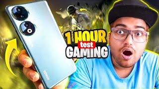 Honor 90 1 Hour Gaming Review | Snapdragon 7 Gen1 BGMI/PUBG Review  Gaming on Quad Curved Display