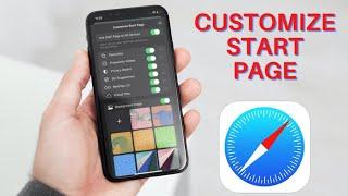 How to Customize Safari Start Page in iOS 16 on iPhone and iPad