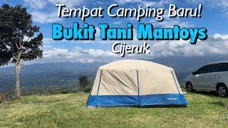 Tempat Camping Baru di Bogor | View Gunung & City Light | Bukit Tani Mantoys Camping Ground Cijeruk
