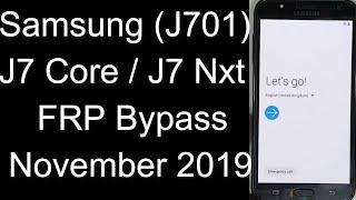 Samsung J701 FRP Bypass Android 9/Samsung J7 Core Gmail Bypass J7Nxt FRP Bypass Method November 2019