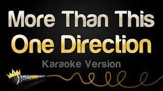 One Direction - More Than This (Karaoke Version)