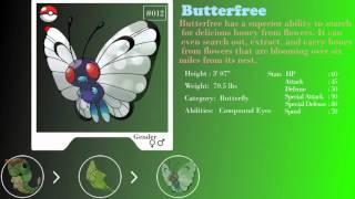 [Pokemon] The pokedex was completed list - caterpie, metapod and butterfree