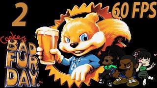 Let's go play this Nostalgic game up to 60 FPS!!! - Conker's Bad Fur Day (2/2)