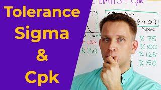How is Sigma level linked to Cpk and how does Cpk affect specification tolerance limits