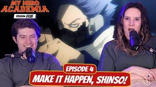 SHINSO’S NEW MOVES! | My Hero Academia Season 5 Wife Reaction | Ep 5x4 “Make It Happen, Shinso!”