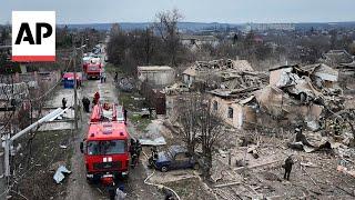 Aftermath of Russian attacks that hit Zaporizhzhia and Kherson in Ukraine