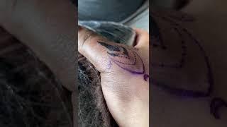 Small Dotwork Tattoo - time-lapse