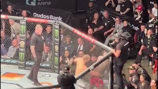 SEAN STRICKLAND DROPS ISRAEL ADESANYA CRAZY CROWD REACTION