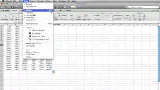 How to Hide a Ribbon in Excel 2011
