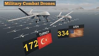 Military Combat Drones Strength by Country 2023 (UCAV)