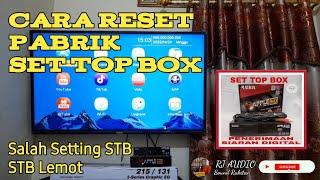 Reset set top box matrix Apple