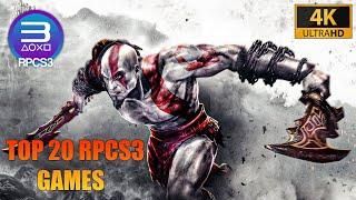 TOP 20 RPCS3 GAMES | Playable️ | RTX 4080 + i9 13900K | 4K |