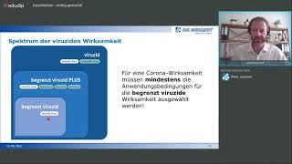 Webinar: Desinfektion - Richtig gemacht – Dr. Weigert