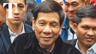 LIVE: Rodrigo Duterte arrives in Rotterdam to face ICC trial