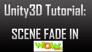 Fade in-fade out in Unity 3D Tutorial [C# ]