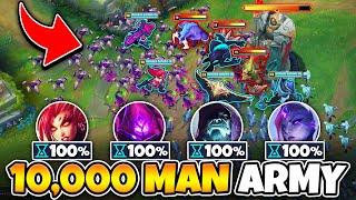 WE GAVE EVERY SUMMON CHAMP NO COOLDOWNS AND CREATED A 10,000 MAN ARMY