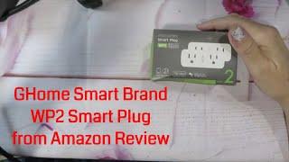 GHome Smart Brand from Amazon WP2 Smart Plug