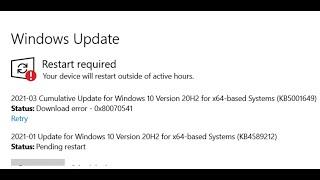 Fix Windows 10 Update Error 0x80070541 We Couldn't Install This Update Try Again (0x80070541)