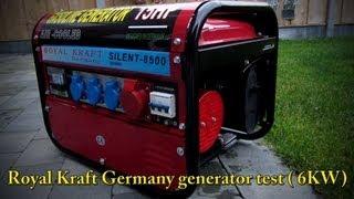 Royal Kraft Germany Generator test