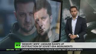 Destruction & Rage Against Soviet Legacy - Ukrainian Government Tries To Rewrite WWII History