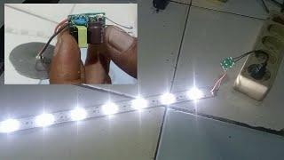 IDE KREATIF MODUL BEKAS LAMPU DAN LAMPU TV LED