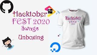 Hacktober Fest 2020 Swags Unboxing, T-Shirt & Stickers Github DigitalOcean Dev , Mr. Sourabh