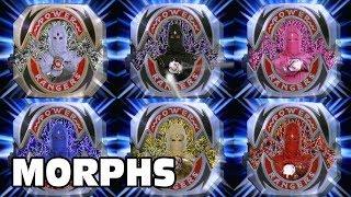 Mighty Morphin Power Rangers - All Ranger Morphs | Power Rangers Official