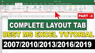 #Page Layout- How To Use Page Layout Tab In Excel 2019 - Explain All Option of Page Layout in Excel