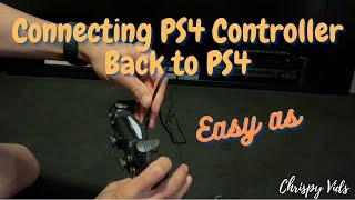 How to Connect PS4 Controller Back to PS4 After iOS Device