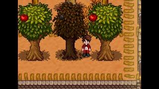 A Coal tree in Stardew Valley (Rare)