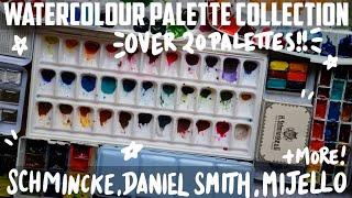 Watercolour Palette Collection ️ Over 20 palettes?! 