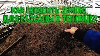 Как приготовить землю для рассады в теплице?