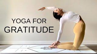 30 Minute Morning Yoga For Gratitude | Full Body Flow + Meditation