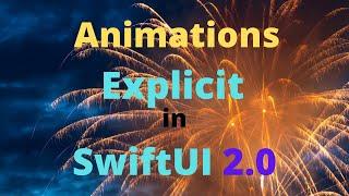 How to use Explicit Animation in SwiftUI 2.0