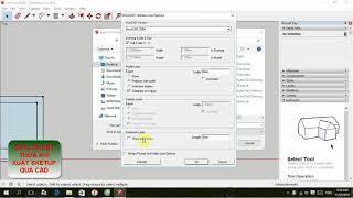 Cách xuất sketup sang cad không bị lỗi - Cach xuat sketup sang cad khong bi loi