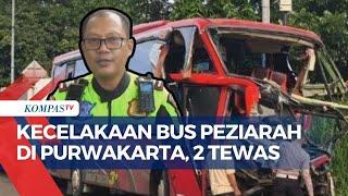 Kecelakaan Bus Peziarah di Tol Cipularang Purwakarta, 2 Orang Tewas dan 56 Luka-Luka