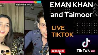 Eman Khan & Taimoor Live Tiktok | Tiktok Live Match | Entertain Funny Pranks #emankhan