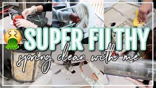 SUPER FILTHY EXTREME CLEAN WITH ME | SPRING CLEANING MOTIVATION 2021 | ULTIMATE CLEAN WITH ME