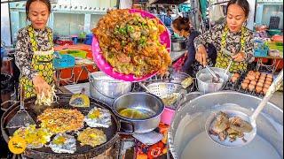 Biggest Oyster Sea Food Omelette Making In Bangkok l Bangkok Street Food