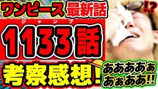 【 ワンピース最新1133話 】神回あああああぁぁあああぁ…、、!!!! 涙なしでは読めない史上最高の回！ロビンが…！！※ジャンプネタバレ注意 / 考察感想