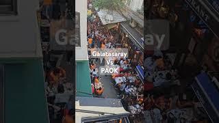 Football Fever in Istanbul: Galatasaray vs PAOK Ignites the City!  #travel #walk