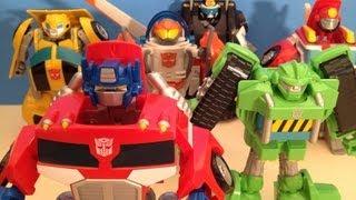 TRANSFORMERS RESCUE BOTS FULL COLLECTION - TOY REVIEW