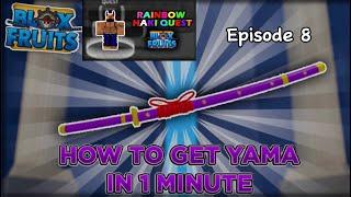 Rainbow haki + Yama | Blox fruit ep8