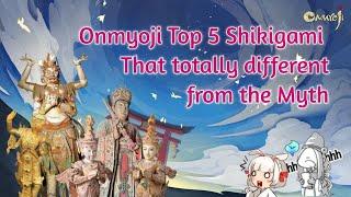 Top 5 Shikigami From Onmyoji That Totally Different From Original Myth!!!