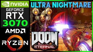 Doom Eternal RTX 3070 ULTRA NIGHTMARE Settings 1440P PC Performance (Doom Eternal PC Benchmark)