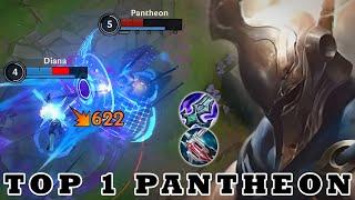 Wild Rift Pantheon Gameplay | Top 1 Pantheon Gameplay | Rank Challenger |