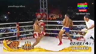 Khmer Boxing, Roeung Sophorn Vs. Thai, Apsara Boxing new 12 02 2016.